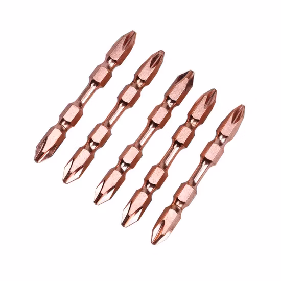 Tooljoy Embouts de tournevis à percussion pH2 50 mm Embouts d'insertion pH Jeu d'embouts de tournevis à double extrémité